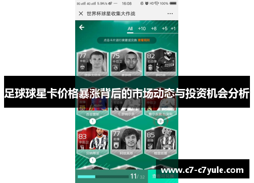 足球球星卡价格暴涨背后的市场动态与投资机会分析